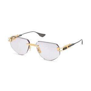 NEW  DITA SUNGLASSES GOLD GREY UNISEX EYEWEAR DITA GRAND-IMPERYN DTX-164-A-01